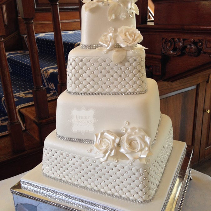 Wedding Cake Braintree Gosfield Hall, 4th November 2014 Sticky