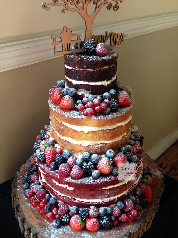 Naked Wedding Cake Essex