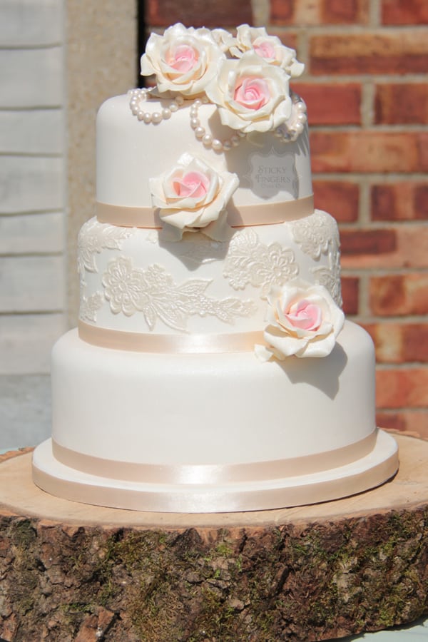 Vintage Wedding Cakes Essex, Sticky Fingers Cake Co – Audrey