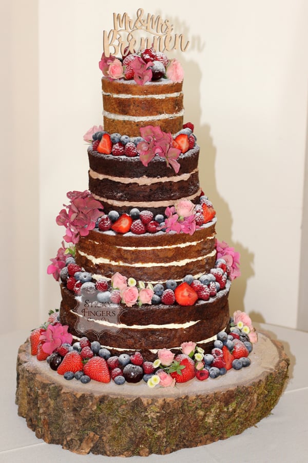 Naked Wedding Cake Essex