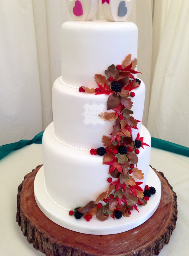 Wedding Cake Chelmsford – Newland Hall, 20th November 2015