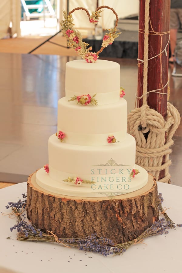 3 Tier Iced Wedding Cake, Chelmsford, 30th June 2018