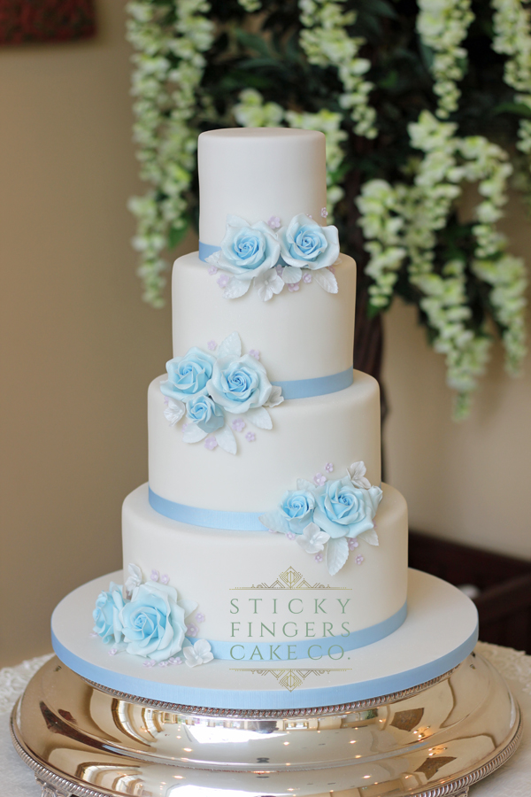 4 Tier Wedding Cake – The Lawn, Rochford, 8th June 2019