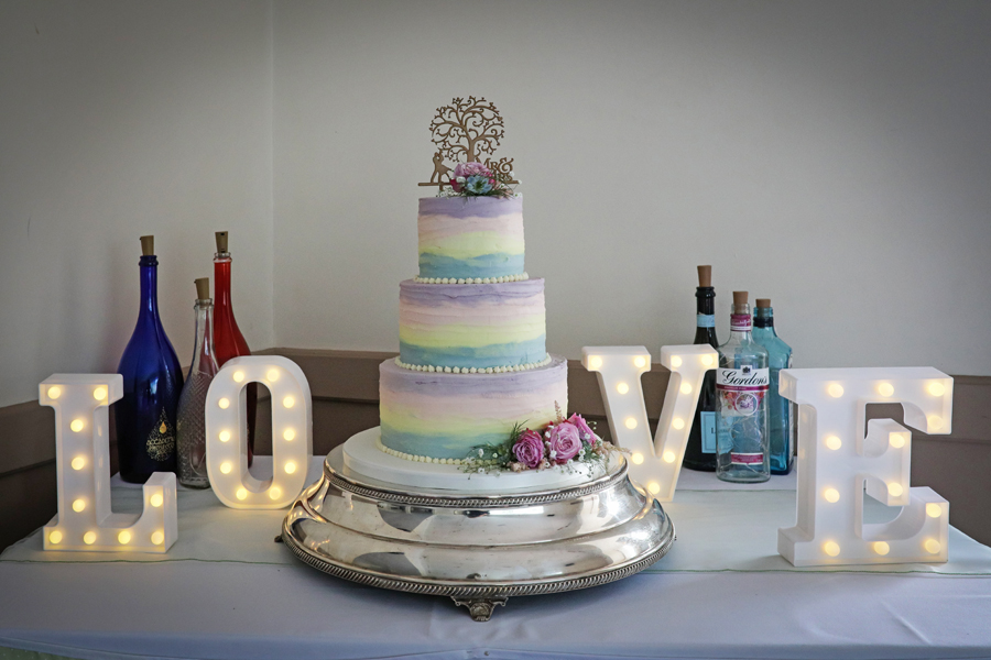 3 Tier Buttercream Wedding Cake – The Old Rectory, Brentwood 14th June 2019