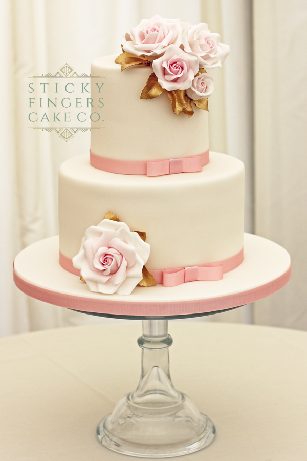 2 Tier Wedding Cake, Chelmsford – Newland Hall, 1st July 2019