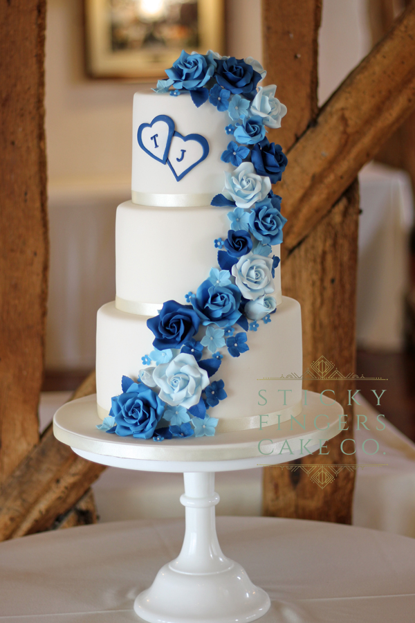 3 Tier wedding cake, Billericay – Crondon park, 14th July 2019