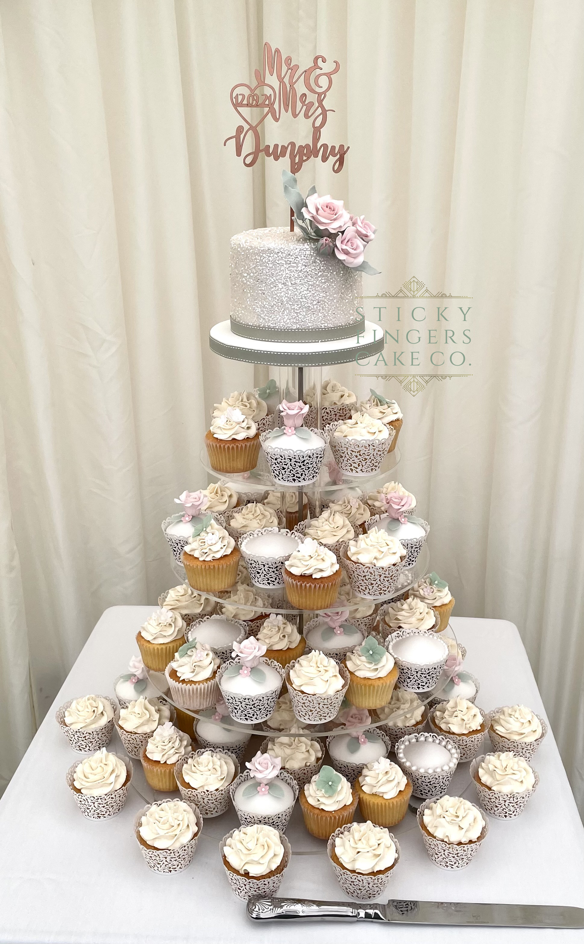 Cupcakes displayed at Althorne Hall